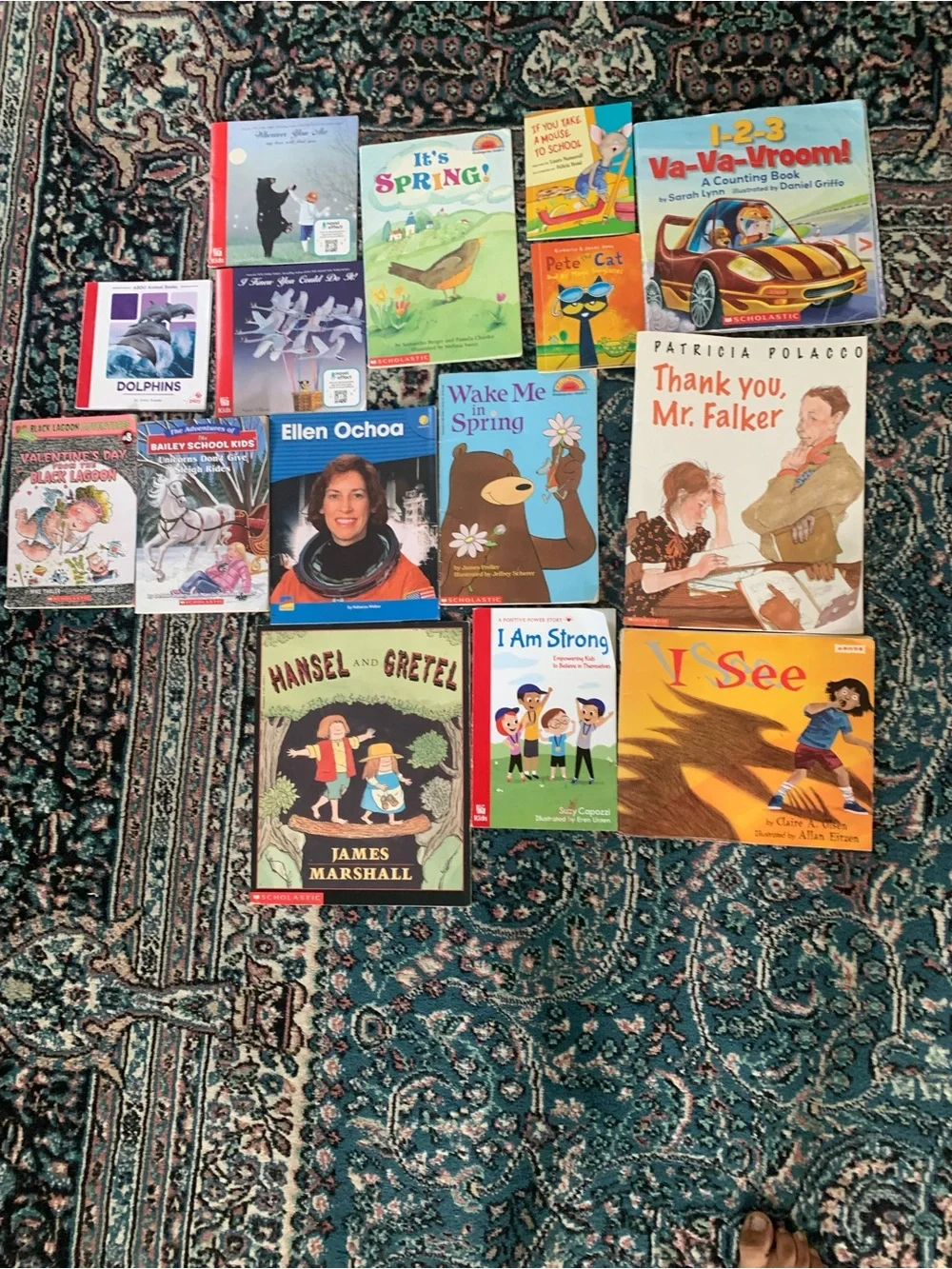 Scholastic and Assorted Children's Picture Softcover Books Bundle lot of 15